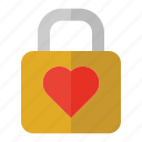 padclock, love, password, valentines day, security, locked, love and romance, dating app, valentine