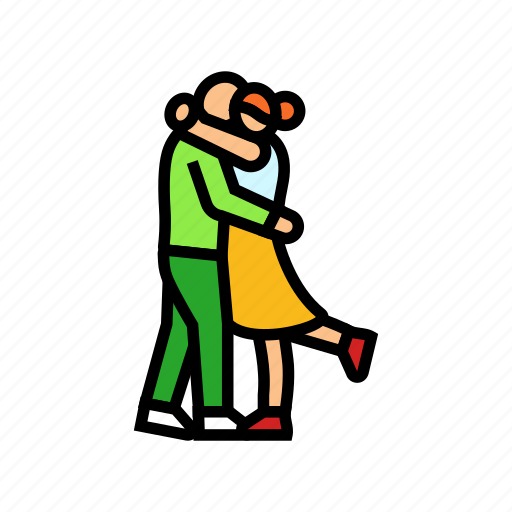 Couple, kissing, love, heart, valentine, romantic icon - Download on Iconfinder