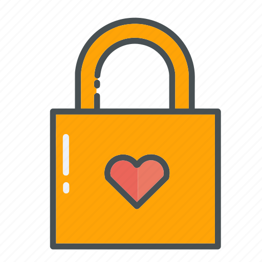 Heart, hearts, lock, locks, love, valentine, valentines icon - Download on Iconfinder