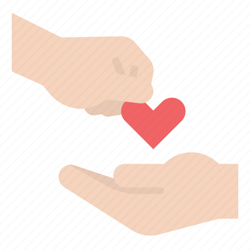 Charity, donation, gestures, hands, heart icon - Download on Iconfinder