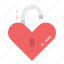 heart, heartbeat, key, lock, love 