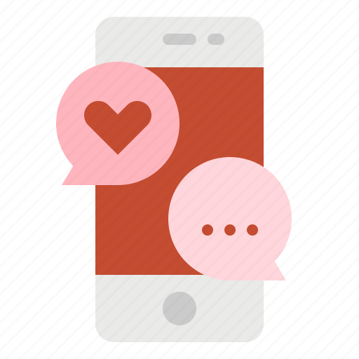 Conversation, love, message, phone, romance icon - Download on Iconfinder