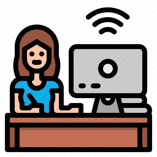 Computer, education, exam, online, students icon - Download on Iconfinder