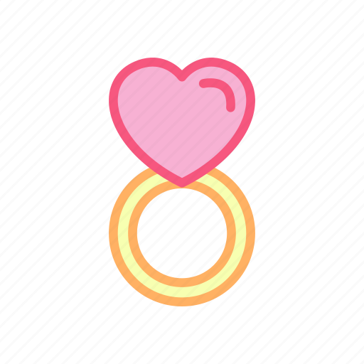 Love, marriage, married, ring, wedding, romance, valentine icon - Download on Iconfinder