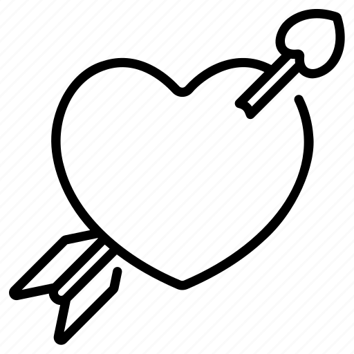 Valentine, love, heart, cupid, arrow icon - Download on Iconfinder