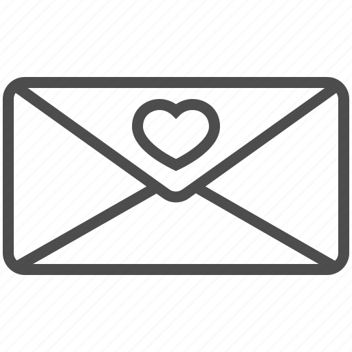 Envelope, heart, love, message, saint valentine, valentine's day icon - Download on Iconfinder