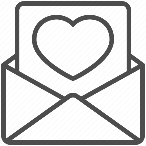 Celebration, heart, letter, love, message, saint valentine, valentine's day icon - Download on Iconfinder