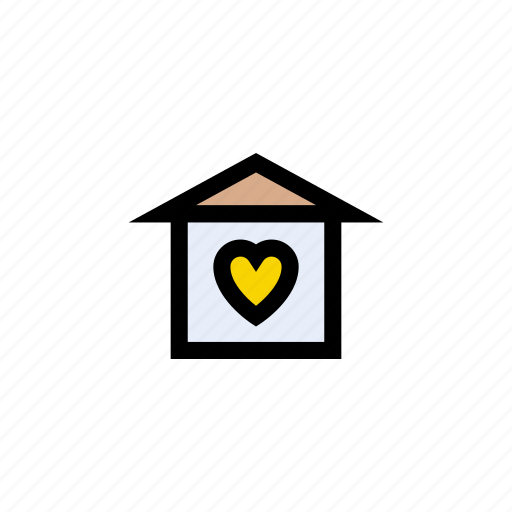Heart, home, house, love, romance icon - Download on Iconfinder