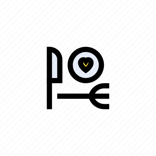 Food, heart, hotel, love, restaurant icon - Download on Iconfinder