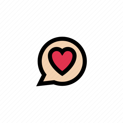 Chat, heart, like, love, message icon - Download on Iconfinder