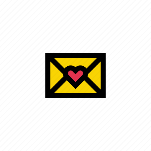 Email, heart, letter, love, message icon - Download on Iconfinder