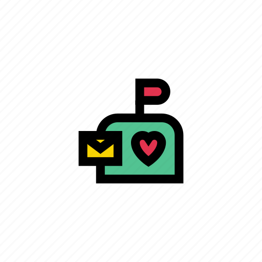 Email, envelope, heart, love, mailbox icon - Download on Iconfinder
