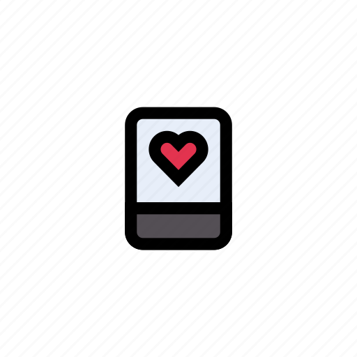 Heart, love, mobile, phone, romance icon - Download on Iconfinder
