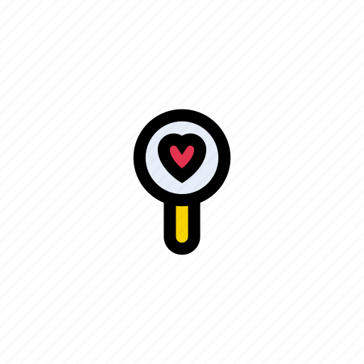 Find, heart, love, romance, search icon - Download on Iconfinder