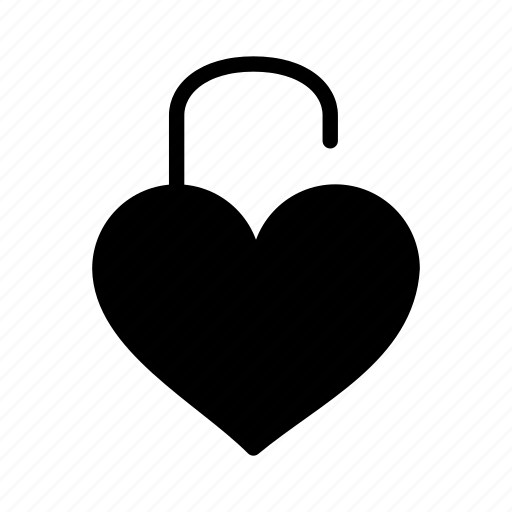 Heart, lock, love, unlock, valentine day icon - Download on Iconfinder