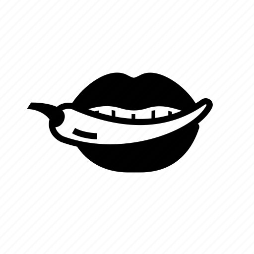 Lip, mouth, lips, chili, pepper, sex, hot icon - Download on Iconfinder