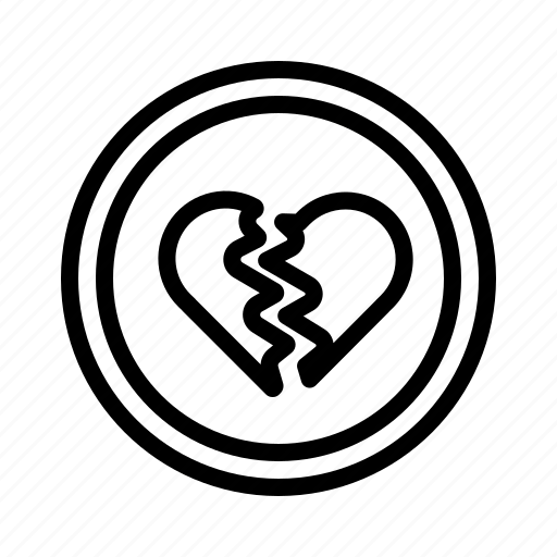 Broken, heart icon - Download on Iconfinder on Iconfinder