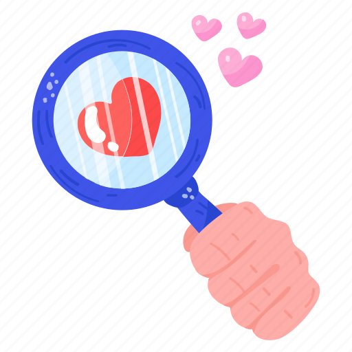 Find love, matchmaking, love search, passion, love sticker - Download on Iconfinder