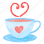 valentine tea, love tea, romantic tea, love drink, valentine drink 
