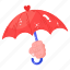 umbrella, parasol, love rain, sunshade, hearts rain 