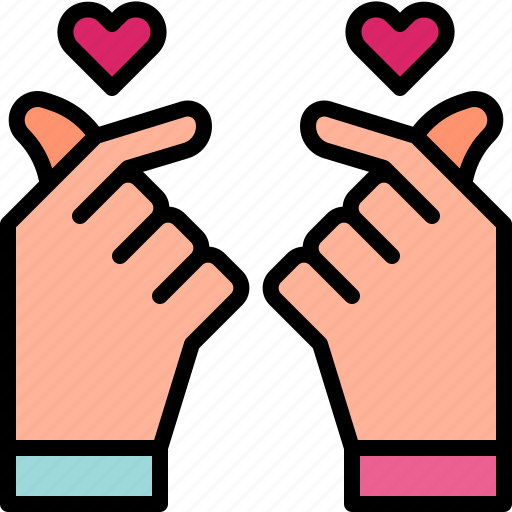 Finger, hand, heart, love, mini, valentine icon - Download on Iconfinder