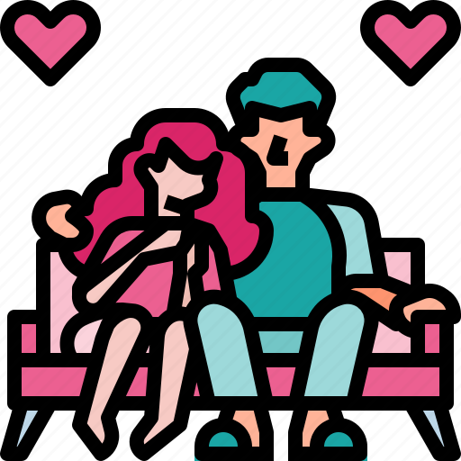 Cinema, couple, love, movie, relax, scary, watch icon - Download on Iconfinder