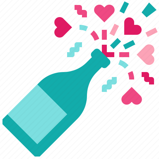 Celebration, champagnece, confetti, valentine, wedding icon - Download on Iconfinder
