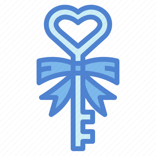 Key, love, romance, valentines icon - Download on Iconfinder
