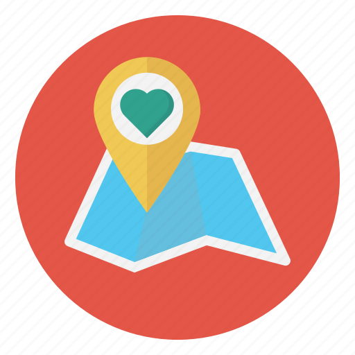 Favorite, location, love, map, navigation icon - Download on Iconfinder