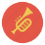 event, instrument, music, party, trumpet 