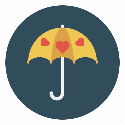 Love, rain, umbrella, valentine, weather icon - Download on Iconfinder