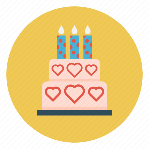 Birthday, cake, candles, delicious, sweet icon - Download on Iconfinder