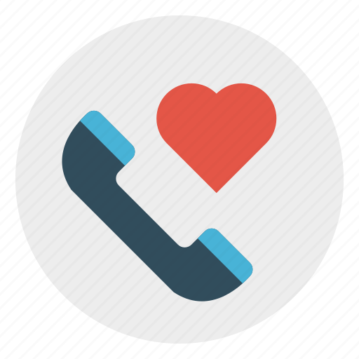Call, heart, love, phone, valentine icon - Download on Iconfinder