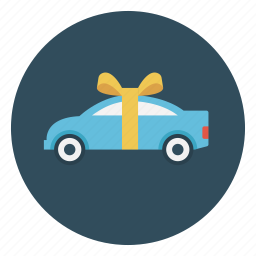 Car, gift, present, surprise, vehicle icon - Download on Iconfinder