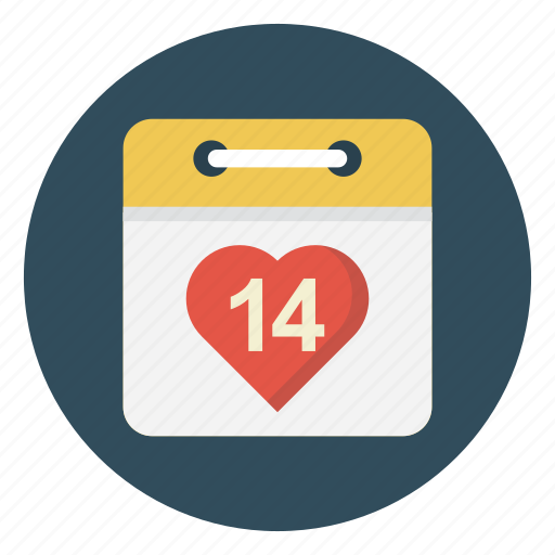 Calendar, date, event, love, valentine icon - Download on Iconfinder