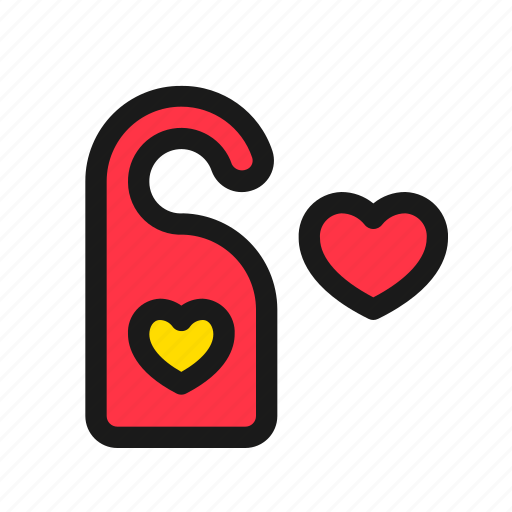 Door, tag, hanger, hotel, doorhanger, wedding, honeymoon icon - Download on Iconfinder