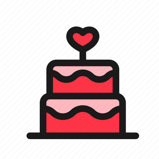 Wedding, cake, bakery, food, taart, party, celebration icon - Download on Iconfinder