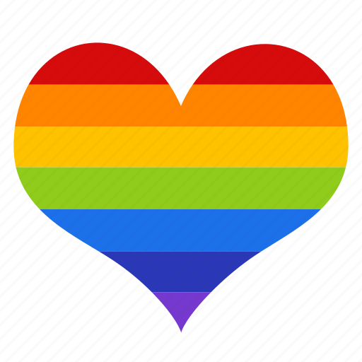 Gay, gay pride, heart, love, pride, homosexual, romantic icon - Download on Iconfinder