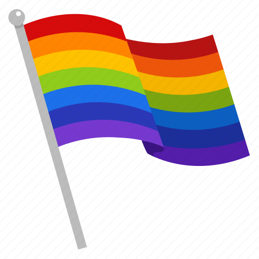 Flag, gay, gay pride icon.