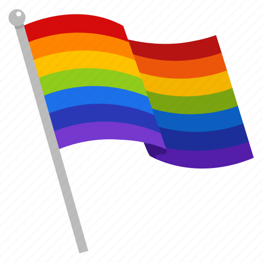 gay pride flag transparent