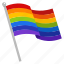 flag, gay, gay pride, lgbt, pride flag, rainbow, national 
