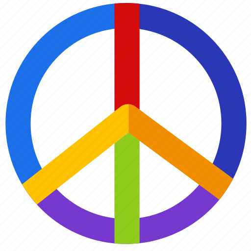 Gay, gay pride, lgbt, love, peace, rainbow, colorful icon - Download on Iconfinder