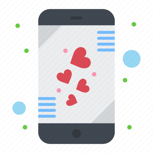 Heart, love, mobile, phone, smart icon - Download on Iconfinder