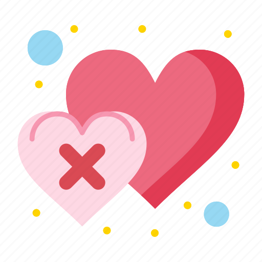Cross, dislike, heart, love icon - Download on Iconfinder