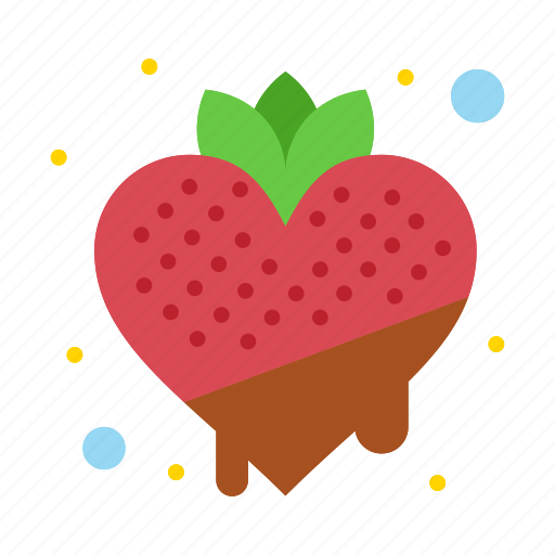 Food, fruit, heart, strawberry, vegetarian icon - Download on Iconfinder