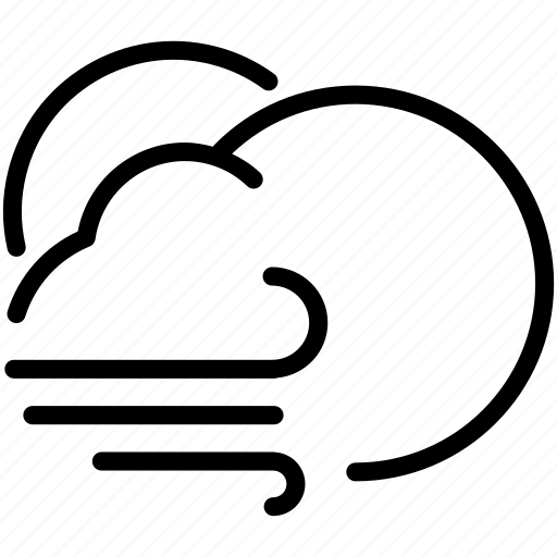 Cloud, rain, snow, sun, weather, wind icon - Download on Iconfinder