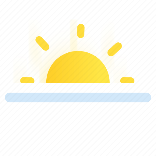Sunset, weather, sun, sunrise icon - Download on Iconfinder