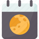 calendar, month, lunar, celestial, day