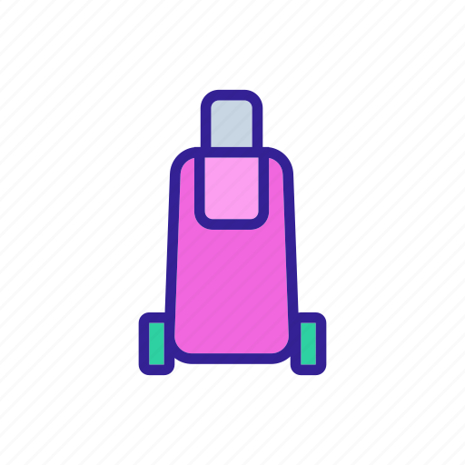 Baggage, contour, linear, lugguge, suitcase, tourism, travel icon - Download on Iconfinder