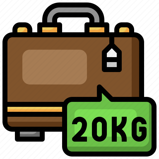 Suitcase, kilogram, weight, travel icon - Download on Iconfinder